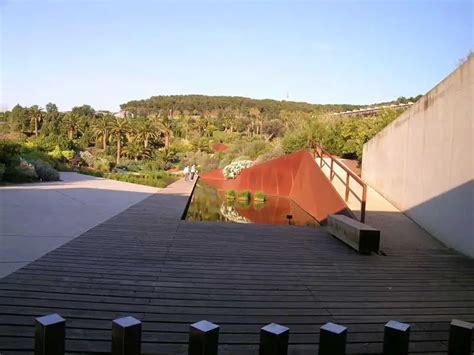 Montjuic Botanical Gardens Carlos Ferrater Barcelona E Architect