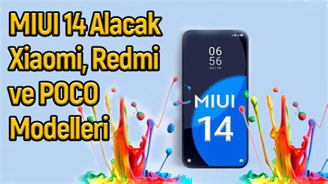 Miui Alan T M Xiaomi Redmi Ve Poco Modelleri Mediatrend