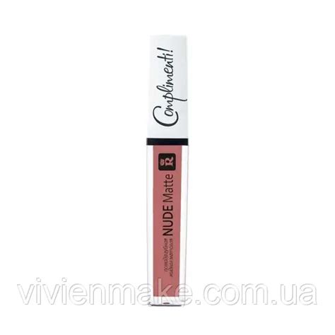 Губная помада жидкая матовая Nude Matte Complimenti Relouis 18 цена