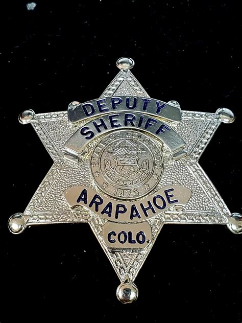 Arapahoe County Colorado Deputy Sheriff Gode - COLLECTORS-BADGES.COM