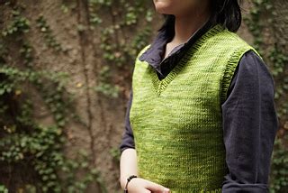 Ravelry Top Down Vest Pattern By Elly Coa