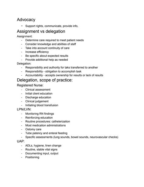 SOLUTION Nclex Study Guides Management Of Care Studypool