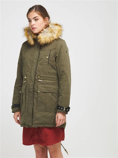 Kaporal Parka Lofty Kapo Vert Kaki Femme Des Marques Et Vous