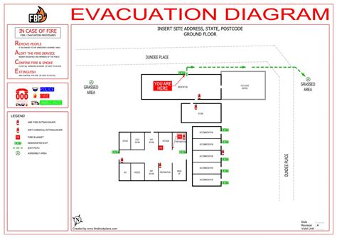 Fire Safety And Evacuation Plan Template