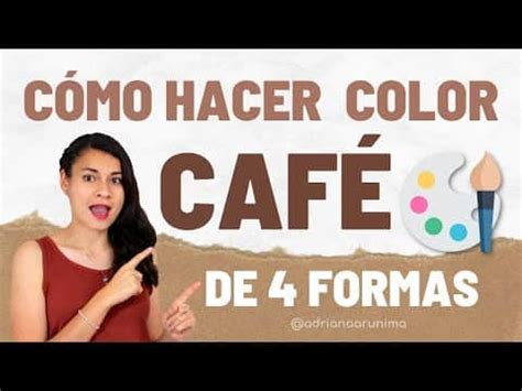 Descubre Qu Color Se Obtiene Al Mezclar Negro Con Caf