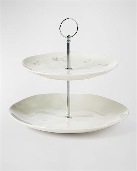 Lenox Oyster Bay Two Tier Server Horchow