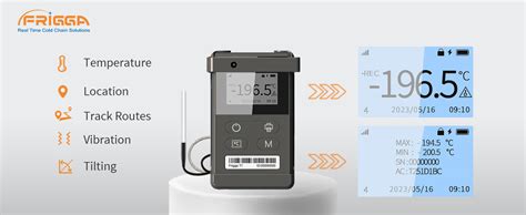 Frigga 4G 5G Real Time Reusable Temperature Data Logger With Ultra Low