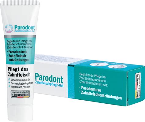 Parodont Zahnfleischpflege Gel mit Schwarzkümmel Öl fluoridfrei 10 ml