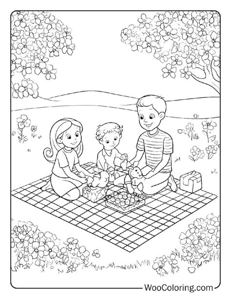 100+ Spring coloring pages (Free PDF To Print) | Woo Coloring