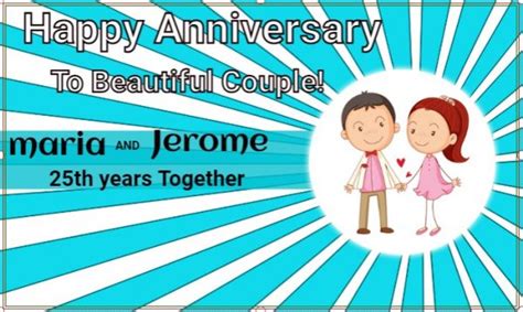 Happy Anniversary Banner Clip Art