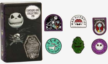 76827 Unopened Blind Box Hot Topic The Nightmare Before Christmas Character Patches