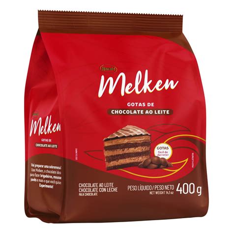 CHOCOLATE MELKEN GOTAS AO LEITE 400GR Tozzo Alimentos Ltda