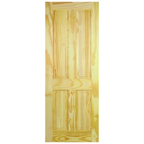 Lpd Internal Clear Pine Unfinished 4p Door At Leader Doors