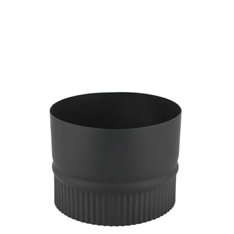 Stove Adapter For 6 Diameter Single Wall Black Stove Pipe