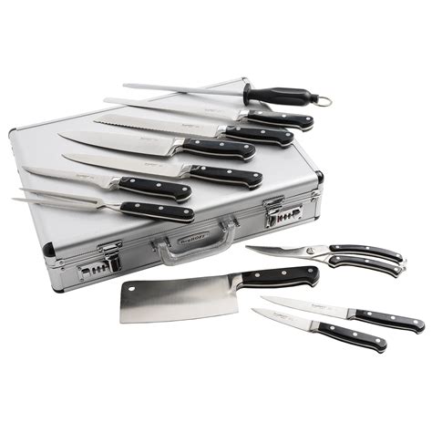 Berghoff Forged Ergonomic Knife Set With Case 12 Piece