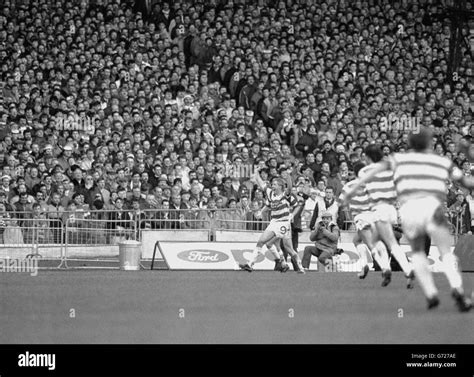 Frank McAvennie jubliant after scoring the first of his two goals for ...