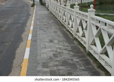 Long Alley Gray Paving Slabs By Stock Photo Shutterstock