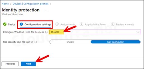 Disable Windows Hello For Business Using Intune