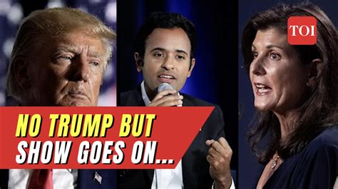 Donald Trump Gives It A Miss Vivek Ramaswamy Nikki Haley Among