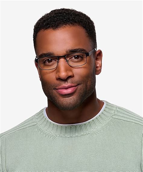 Java Rectangle Black Full Rim Eyeglasses Eyebuydirect Canada