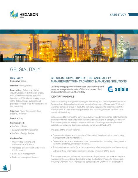 Pdf Gelsia Case Study Hexagon Ab Case Study Of Intelligent D