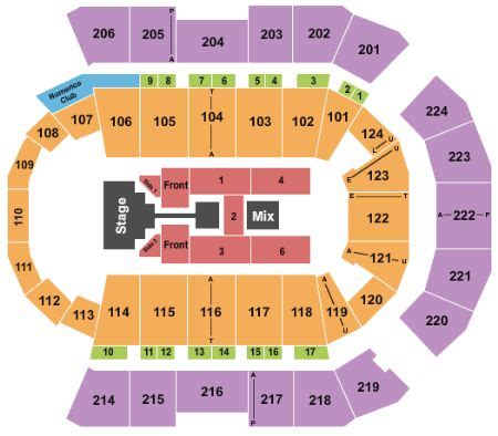 Spokane Arena Tickets And Spokane Arena Seating Chart Buy Spokane