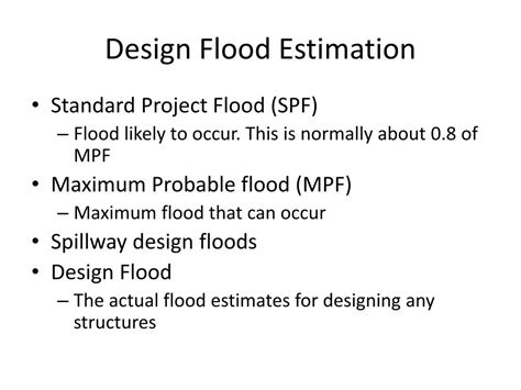 Ppt Flood Estimation Flood Control Powerpoint Presentation Free