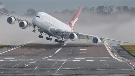 Unbelievable Airbus A Crosswind Landing Go Around Sharp Right