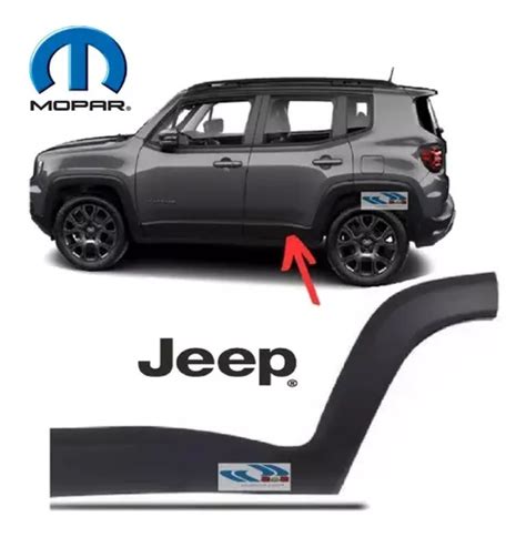 Moldura Porta Traseira Esquerda Jeep Renegade T270 2022 2023