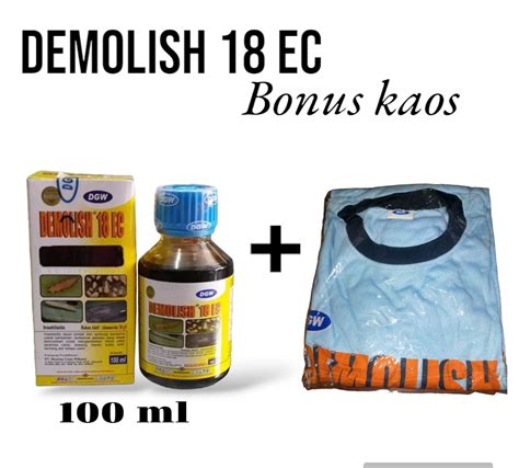 Insektisida Demolish Ec Ml Bonus Kaos Lazada Indonesia