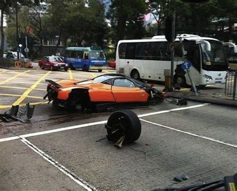 Pagani Zonda F crash in Hong Kong destroys exotic supercar - PerformanceDrive