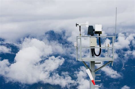 Austria Tauplitz Weather Station Stock Image - Image of clouds ...