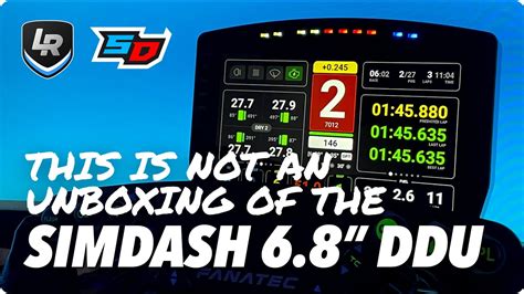 This Is Not An Unboxing Of The Sim Dash 6 8 BOSCH DDU Sim Racing