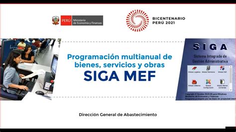 Conferencia Programación multianual de bienes servicios y obras