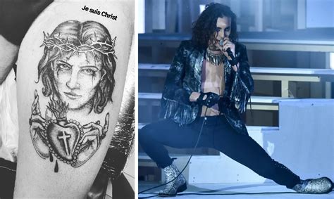 Je Suis Christ Damiano David Dei Maneskin Sotto Accusa Per Il Nuovo Tatuaggio Blasfemo Il