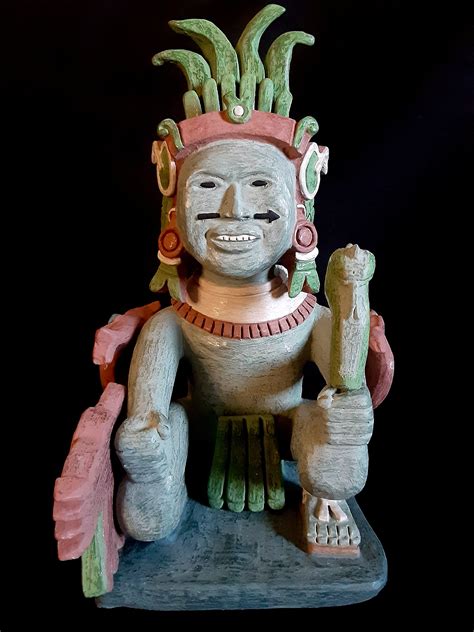 Huitzilopochtli Mexica Statue Ceramic Handmade Artisan - Etsy