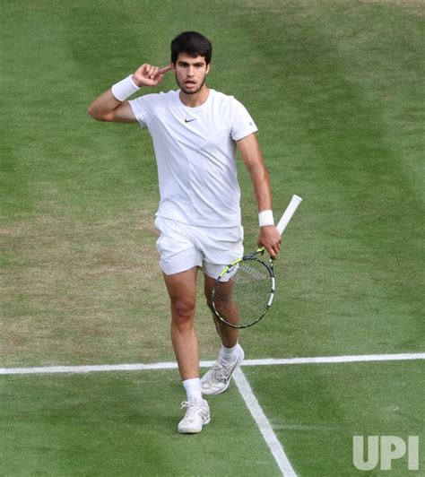 Photo Novak Djokovic Vs Carlos Alcaraz Men S Final At Wimbledon 2023 Lon2023071617