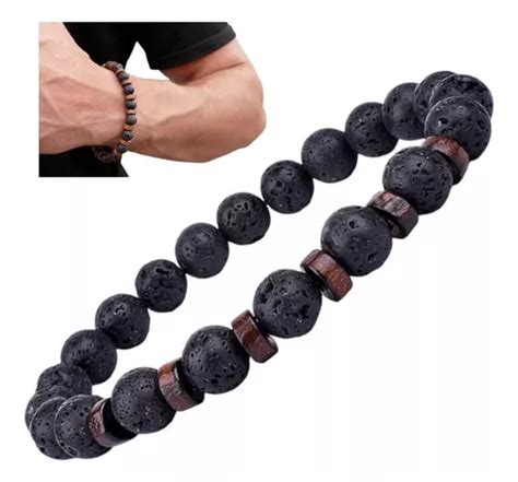 Pulseiras Para Homens E Mulheres Pulseira De Pedra Vulc Nica Natural