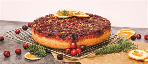 Gluten Free Cranberry Upside Down Cake Recipe