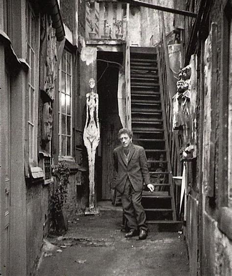 Alberto Giacometti Photographed By Henri Cartier Bresson Paris C