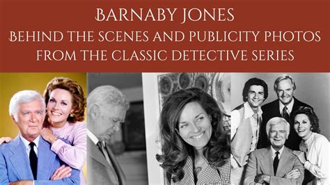 BARNABY JONES Behind The Scenes Publicity Photos From The Classic