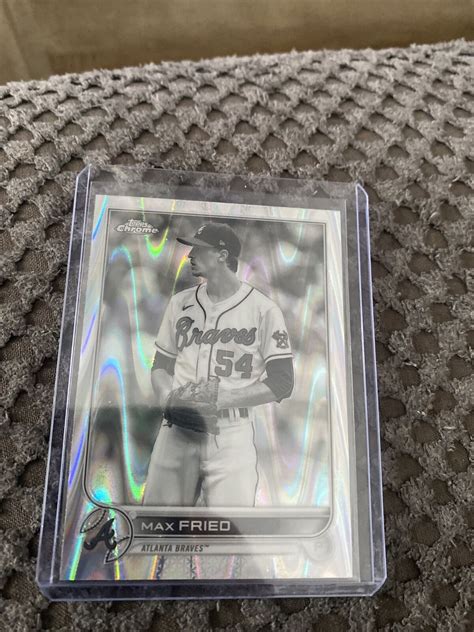 2022 Topps Chrome SONIC MAX FRIED BLACK WHITE RAYWAVE REFRACTOR 75