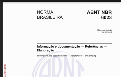 Abnt Nbr Como Fazer As Elabora Es De Refer Ncias