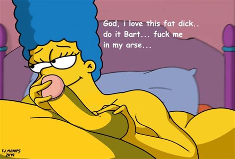 Rule 34 Bart Simpson Bed Bedroom Big Penis English Text Fjm Headboard Horny Incest Marge