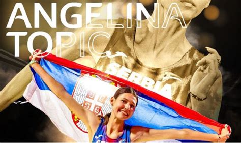 Angelina Topić najbolja mlada atletičarka Evrope