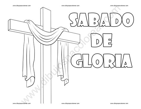 Dibujos De Sabado Gloria Para Colorear Vsun