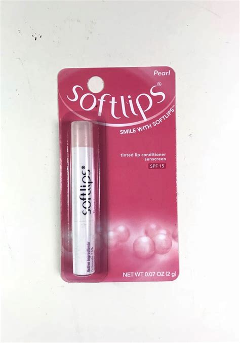 Softlips Tinted Lip Conditioner Moisturizer Pearl 0 07 Oz