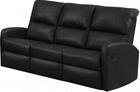 I 84bk-3 72" Reclining Sofa With Lumbar Support Comfortably Padded And ...