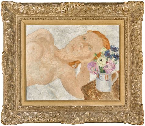 Reclining Nude And Flowers Modern Post War British Art Day Sale Sotheby S
