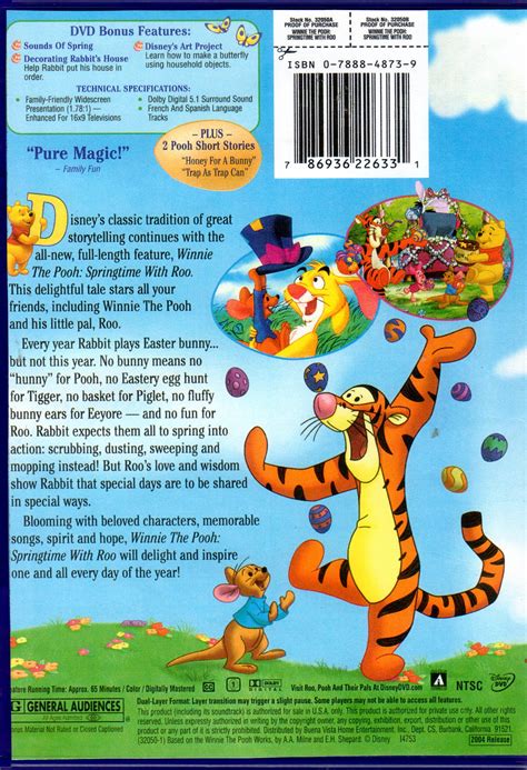 Winnie The Pooh Springtime With Roo Dvd